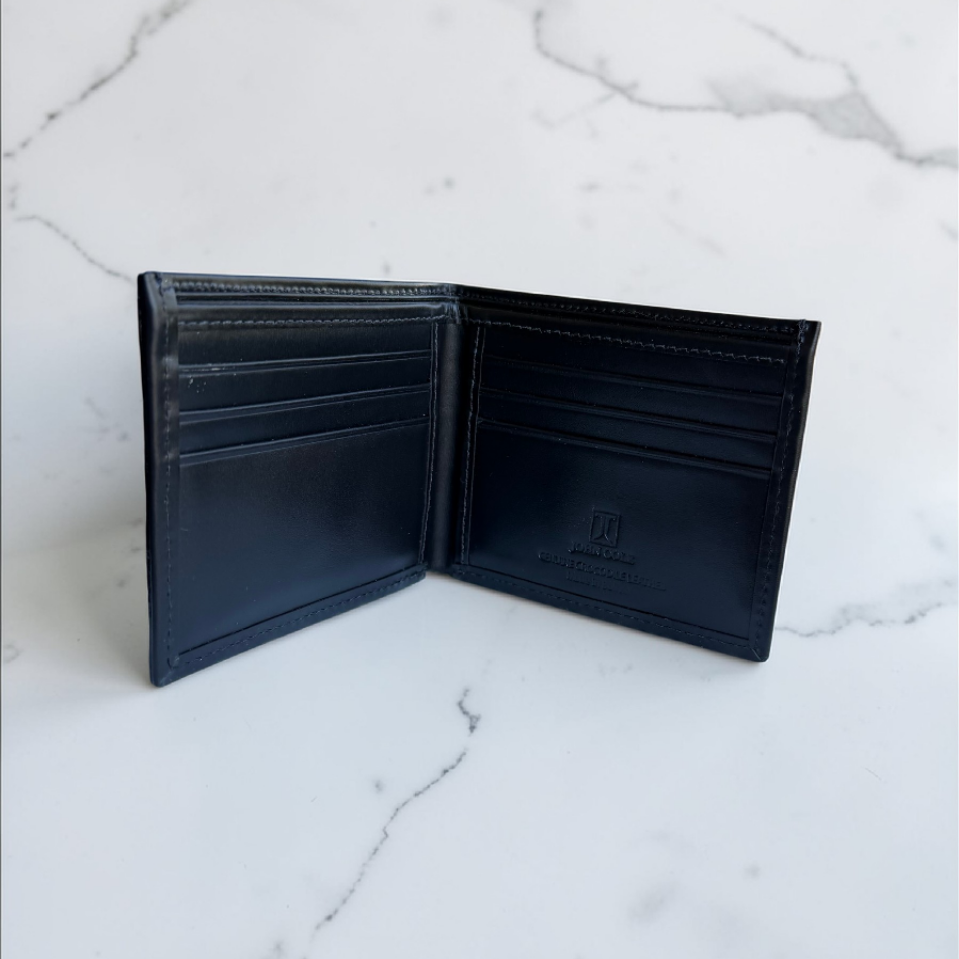 Crocodile Wallet – Black (Single Panel)