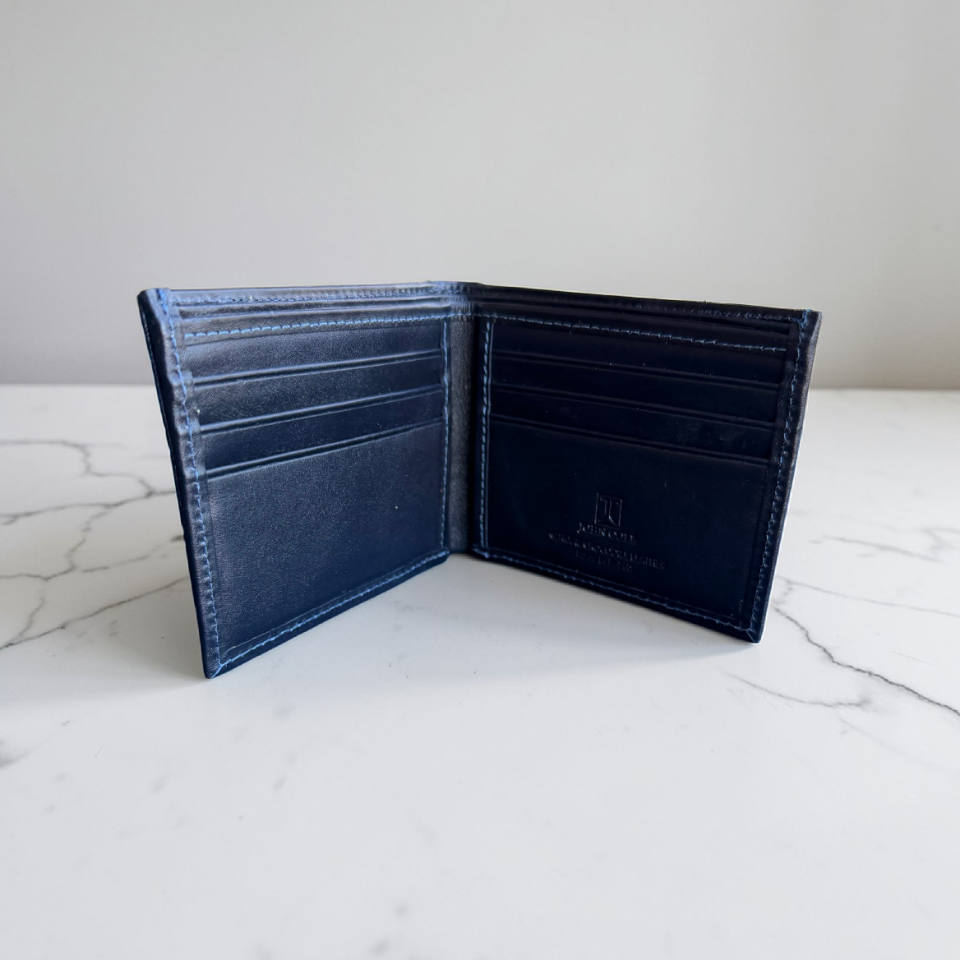 blue wallets