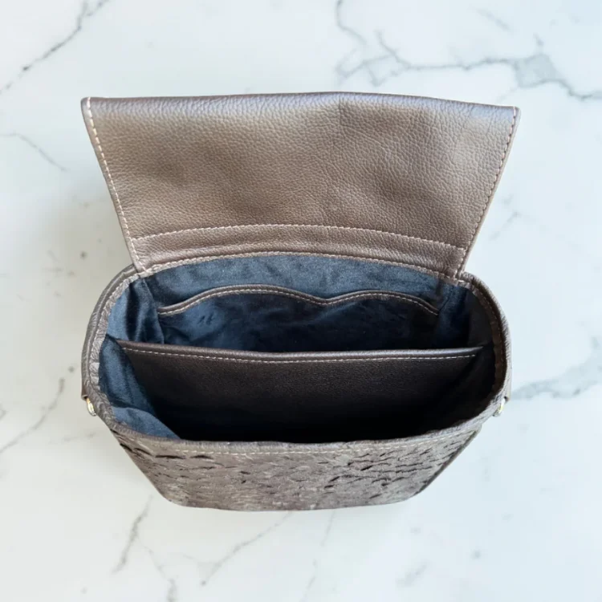 Dark Brown Paiche Shotgun Shell Pouch