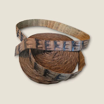 Vintage Brown Crocodile Tail Belt Strips